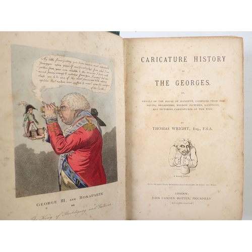 821 - Caricature History of The Georges by Thomas Wright, published 1867 plus The Jubilee Years 1887-1897 ... 