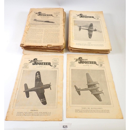 825 - A group of WWII Aeroplane Spotter magazines dates 1942-1947