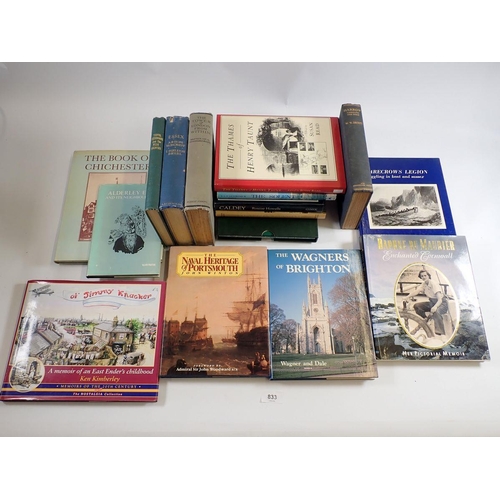 833 - A small box of quality topographical books