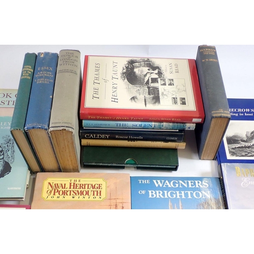 833 - A small box of quality topographical books