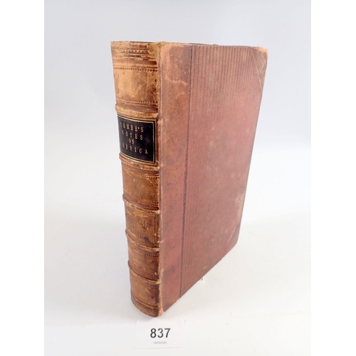 837 - Notes on The United States of America during a Phrenological Visit 1838, 1839 & 1840 by George Combe... 