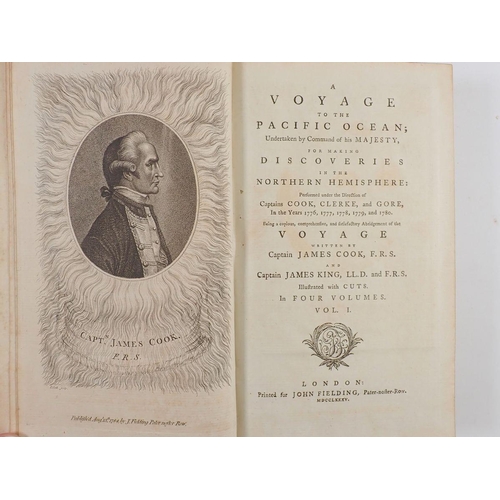 842 - A Voyage to the Pacific Ocean by Captain James Cook published 1784, Vols 1 & 3