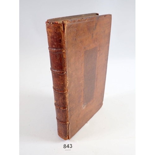 843 - Dionysius Longinus on the Subline translated from the Greek by William Smith 1739