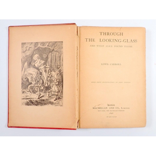 844 - Through the Looking Glass by Lewis Carroll, published 1898 by Macmillan