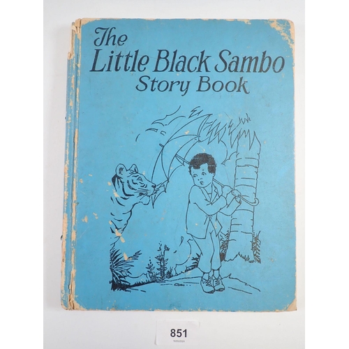 851 - The Little Black Sambo Story Book by Helen Bannerman and Frank Ver Beck published by The Platt & Mun... 