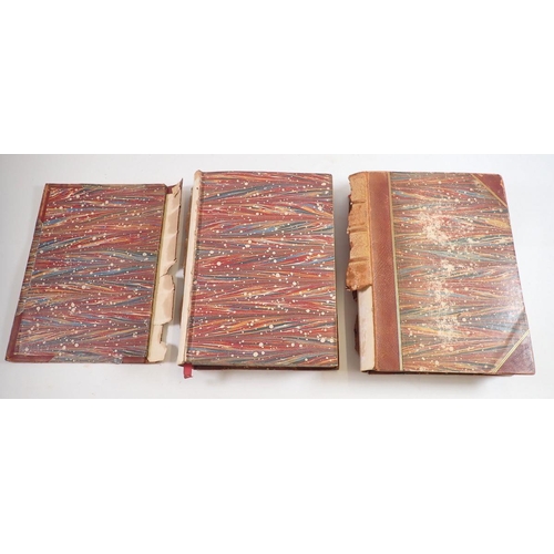 854 - Chronicle of England, France and Spain, two volumes by Sire John Froissart 1843, spine a/f