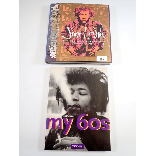 855 - Jimi Hendrix, The Ultimate Experience by Adrain Boot and Christ Salewicz published by Boxtree in 199... 