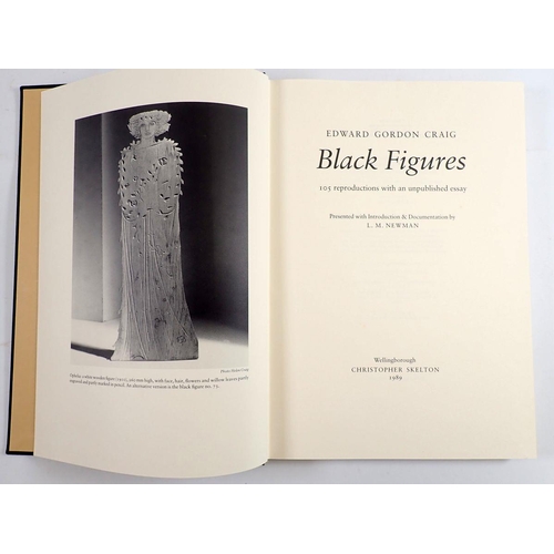 867 - Black Figures, Edward Gordon Craig, 105 reproductions with unpublished essay, published by Christoph... 