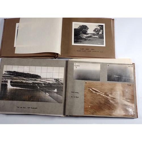 781 - An interesting album of early aeroplane and gilding photographs circa 1930's, including experimetal ... 