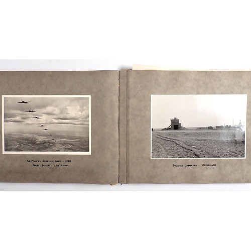 781 - An interesting album of early aeroplane and gilding photographs circa 1930's, including experimetal ... 