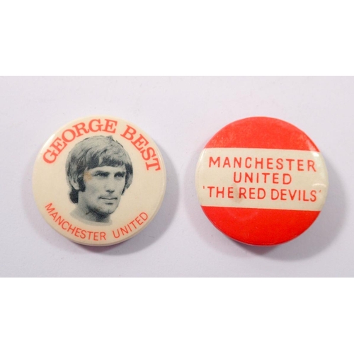 1063 - A quantity of pin badges including George Best