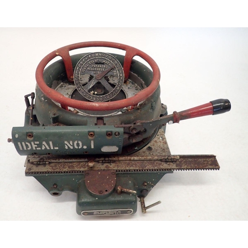 1219 - An Ideal No 1 stencil machine with various stencils