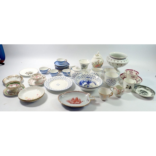 136 - A group of decorative porcelain including Nina Campbell part set