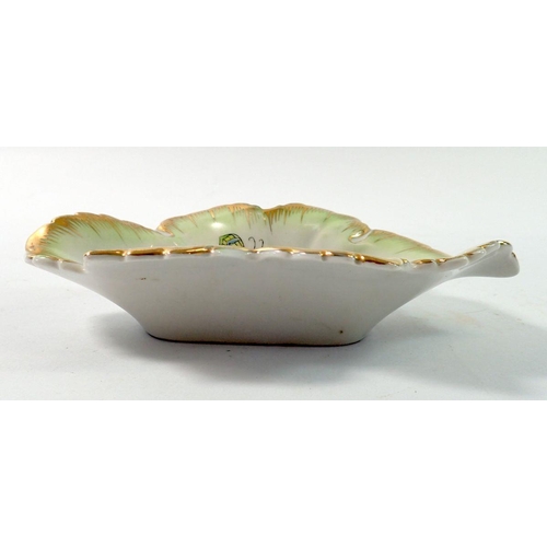 207 - A Herend small dish with floral and butterfly decoration, 15cm wide