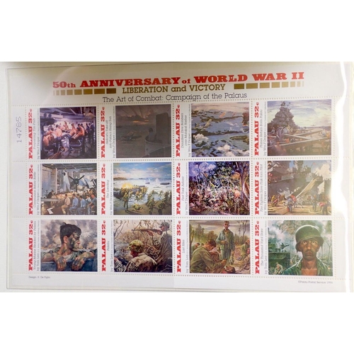 771A - The History of World War II by Westminster across eight albums including coin and stamp covers - app... 