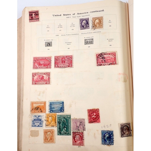 821 - GB, Br Empire & Rest of World stamps: Brown, 512 page, “Standard” sparsely filled album with mint an... 