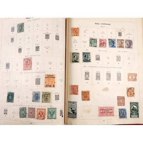 821 - GB, Br Empire & Rest of World stamps: Brown, 512 page, “Standard” sparsely filled album with mint an... 