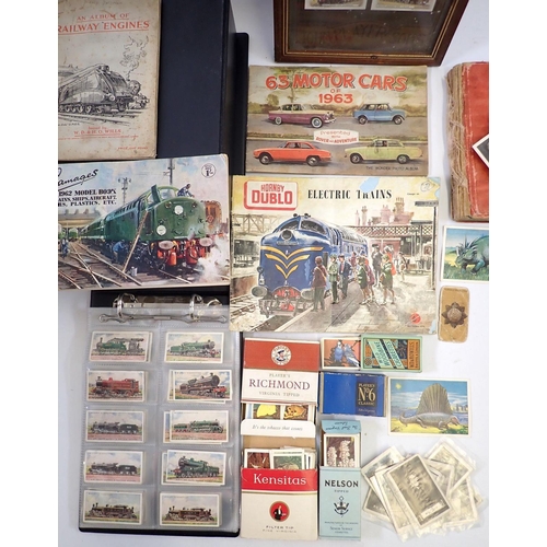 948 - Various cigarette cards - mainly relating to trains