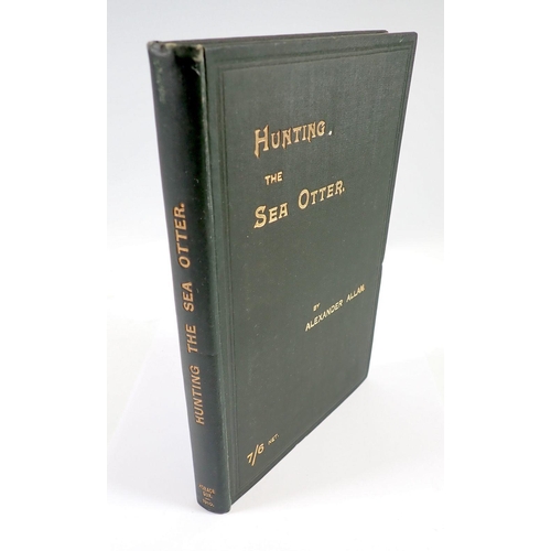 952 - Hunting The Sea Otter by Alexander Allan, photo illustrations published by Horace Cox 1910