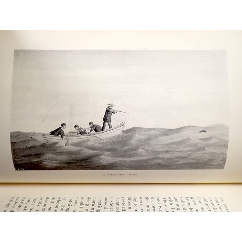 952 - Hunting The Sea Otter by Alexander Allan, photo illustrations published by Horace Cox 1910