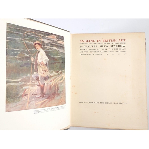958 - Two books - Angling Adventures of an Artist by John Shirley-Fox 1923 and Angling in British Art by W... 