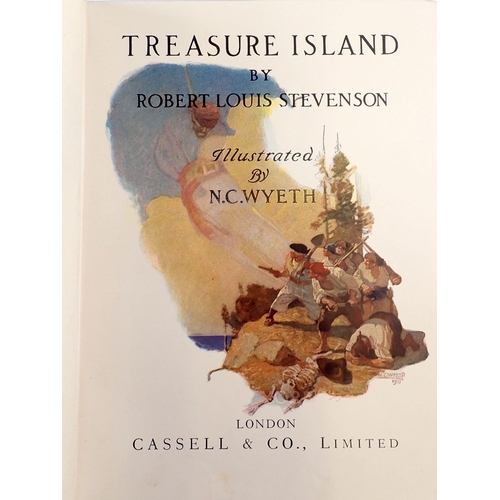 959 - Treasure Island by R L Stevenson, colour illustrations by N C Wyeth 1911