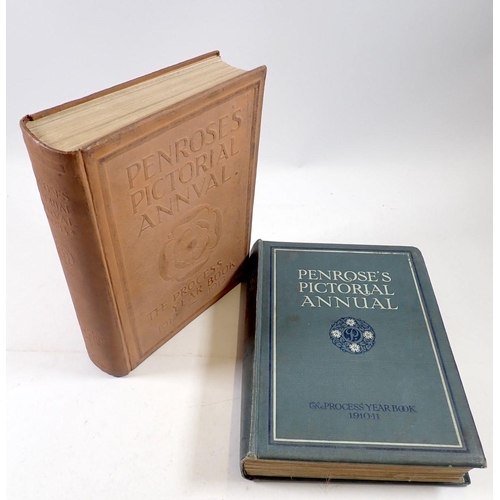 966 - Two volumes of Penrose's Pictorial Annual 1912 and 1913, tipped in colour plates