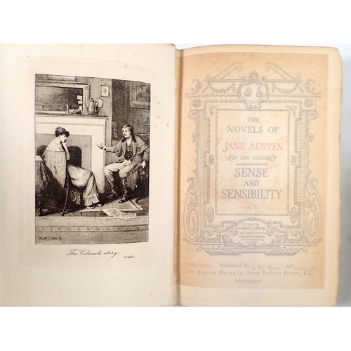 967 - A set of ten volumes of Jane Austen