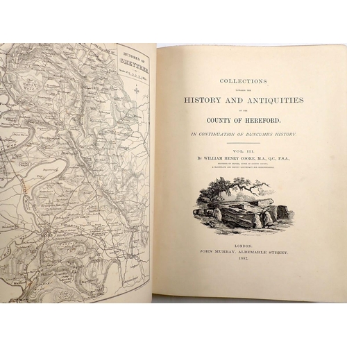 970 - Collection Towards the History and Antiquities of the County of Herefordshire by John Duncumb and tw... 