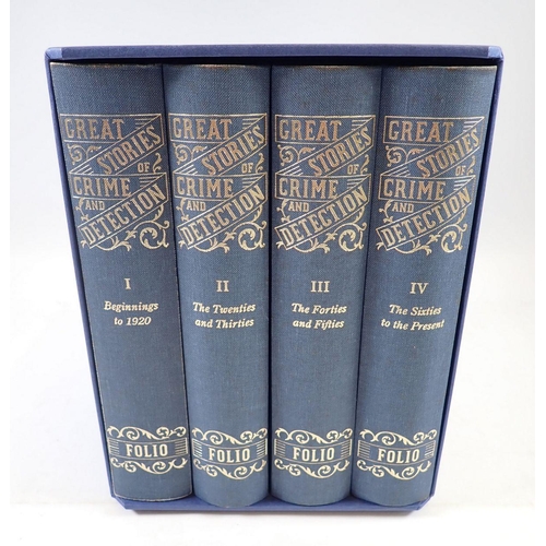 971 - Great Stories of Crime and Detection, four volumes in slip case, The Folio Society, 2002 - Fine