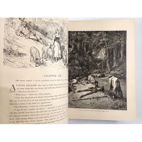 975 - Don Quixote by Cervantes illustrated by Gustave Dore not dated (circa 1880's) front cover detached o... 