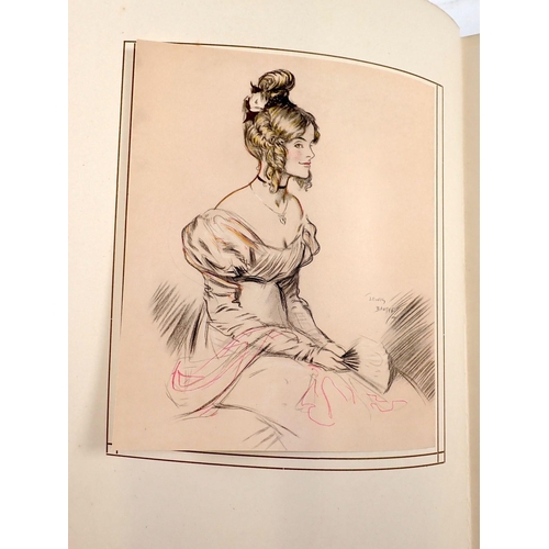 981 - Vanity Fair by W M Thackeray tipped in colour plates by Lewis Baumer