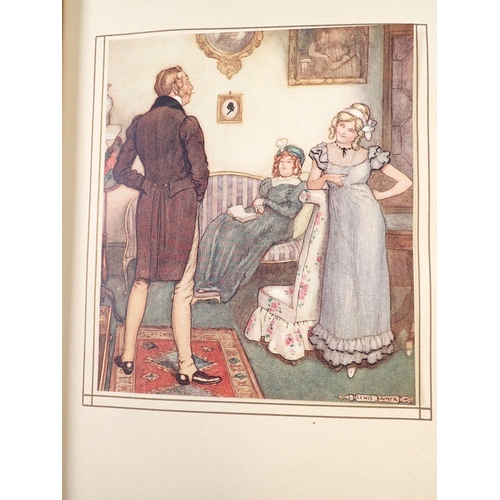 981 - Vanity Fair by W M Thackeray tipped in colour plates by Lewis Baumer