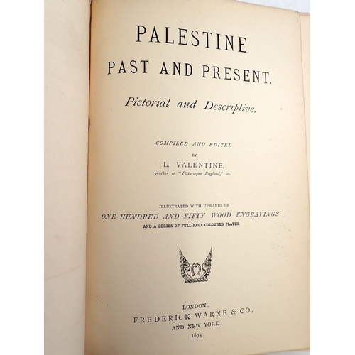 987 - Palestine Past & Present published by Frederick Warne