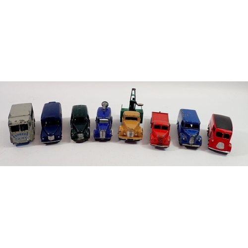 1119 - A group of eight Dinky die cast commercial vehicles