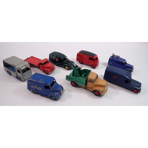 1119 - A group of eight Dinky die cast commercial vehicles