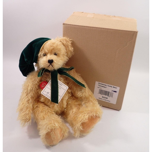 1127 - A Hermann Original Teddy musical bear 'Christian' the 2004 Christmas bear 30/400, boxed