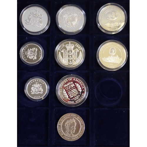 679 - Quantity of numerous coinage and commemoratives, silver content including Roya Mint Issues: Britanni... 