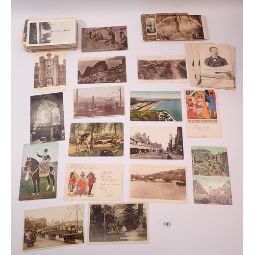 895 - A group of 80 GB and other countries postcards includng Military etc.