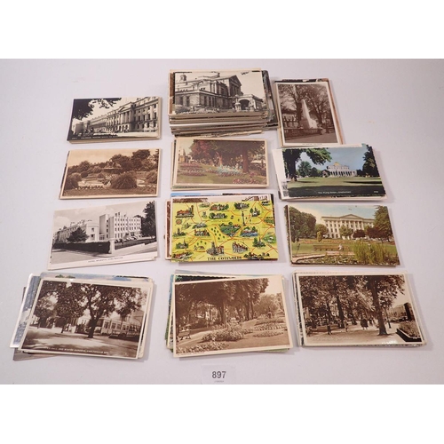 897 - A group of 150 miscellanous postcards mainly topographical including Cheltenham