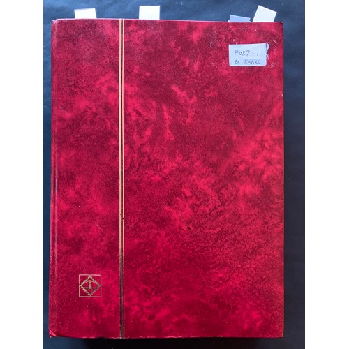 805 - Br Empire stamps: Large red stock-book full of mint and used Omnibus issues from KGV 1935 Silver Jub... 