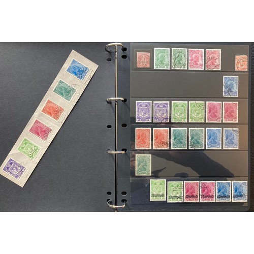 807 - Stamps of Liechtenstein: Black Hagner album of mint & used definitives, commemoratives, official, ai... 