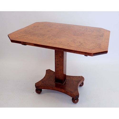 1059 - A Victorian tilt top rectangular occasional table, 63.5 x 85.5cm