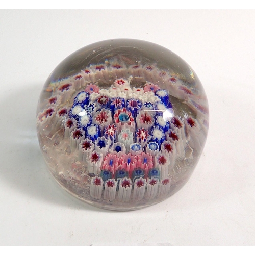 118 - A Victorian milliefiori paperweight