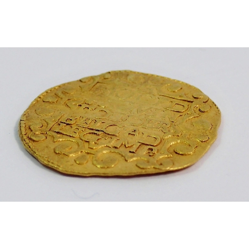 406 - A Dutch gold Ducat coin, province of Utrecht, last letter of date rubbed possibly 1643? .986 gold, 3... 