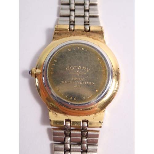 463 - A Rotary gold plated gentleman's wrist watch