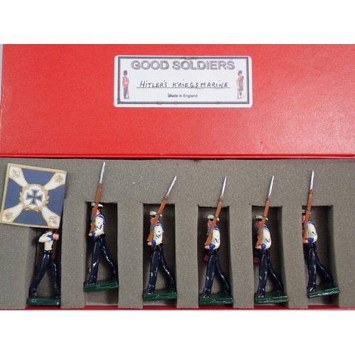 502 - Two boxes of Good Soldiers metal model figures, Hitlers Kriegsmarine and Hitlers Kriegsmarine Band -... 