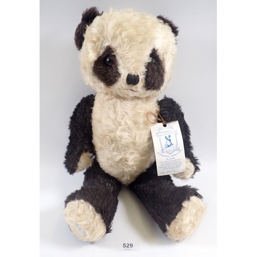 529 - A 1950's Pedigree panda bear, 46cm tall