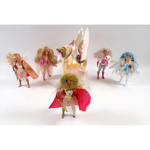 542 - She-Ra Princess of Power Mattel figures including She-Ra x2, Angella, Frosta, Glimmer and Swift Wind... 