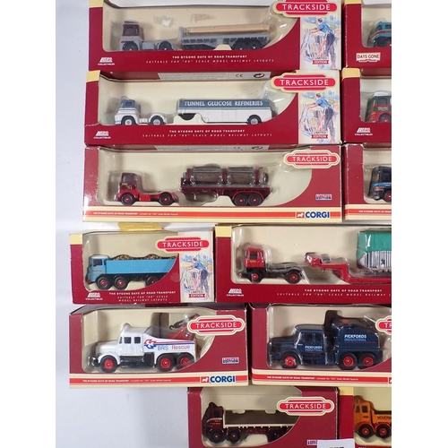 577 - A box of Trackside die cast vehicles including Corgi and Lledo, 'The Bygone Days of Road Transport' ... 